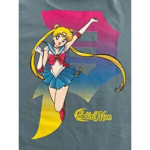 Sailor Moon Toei Anime T-Shirt Blue Sz Large Women,  New Primitive